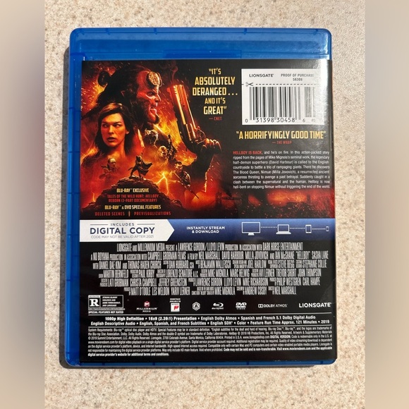 Hellboy Blu-ray Disc - Blue and Red - Picture 3 of 3